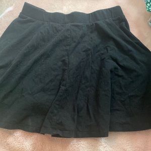 Black skater skirt